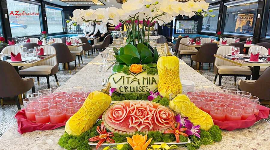 Dịch vụ tour thăm Vịnh Hạ Long tuyến 2 Bằng Vita Mia Cruise không bao gồm
